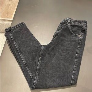 BDG high rise Mom Jean in washed black